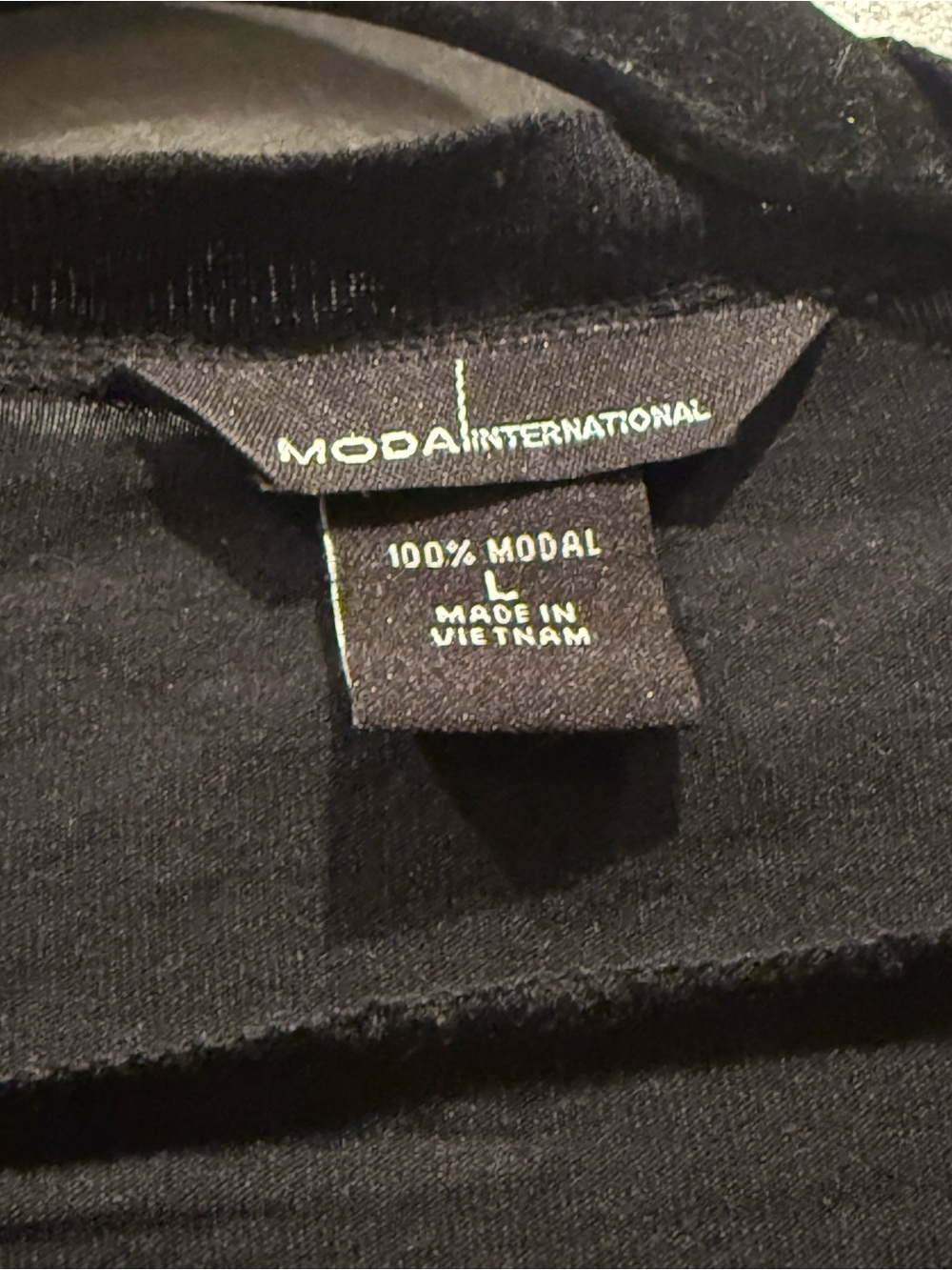 Moda International Black Long Button-Front Cardigan Robe - Picture 2 of 3